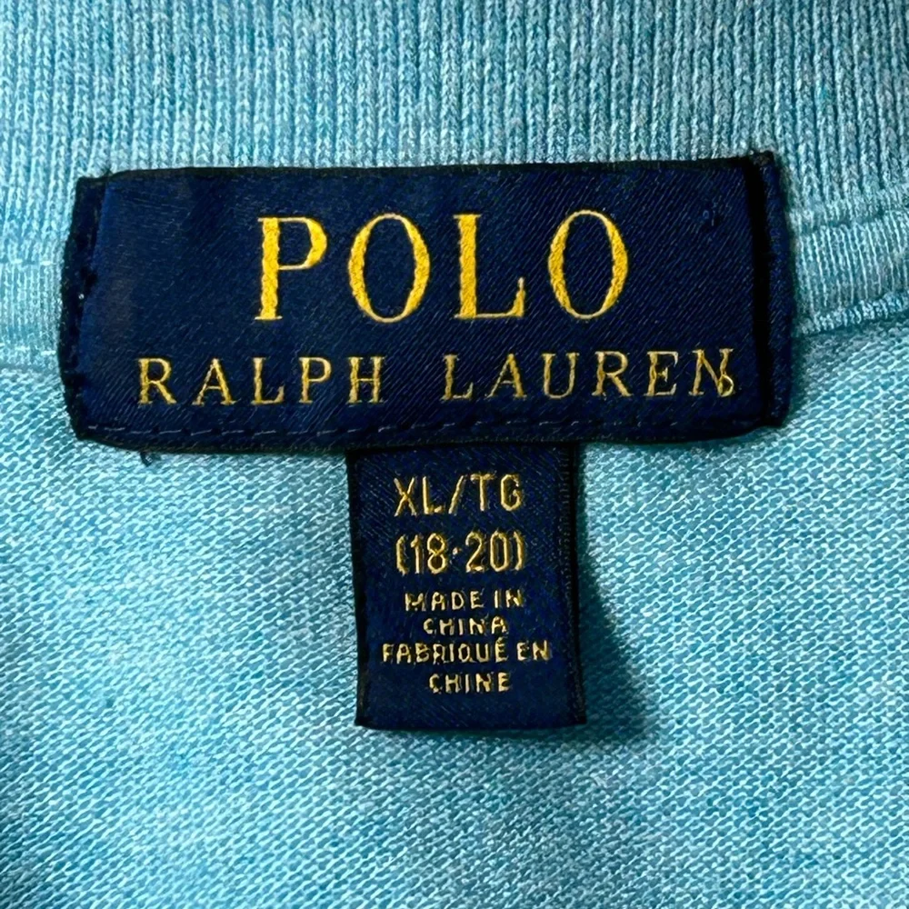 Polo Ralph Lauren, big boys,‎ XL 18/20 short sleeve polo pull over cotton